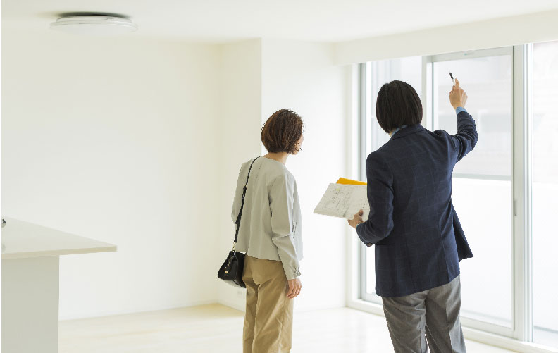 販売担当者と面談、販売物件のご見学