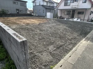 88坪の建築条件付き土地